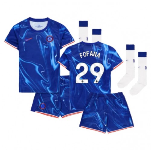 Chelsea Wesley Fofana #29 Domaci Dres za djecu 2024-25 Kratak Rukav (+ Kratke hlače)